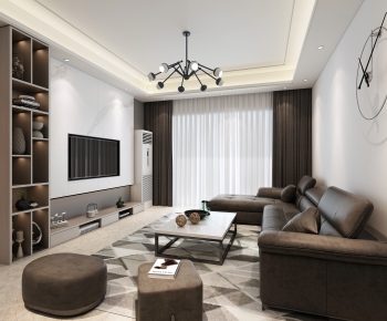 Modern A Living Room-ID:574533949