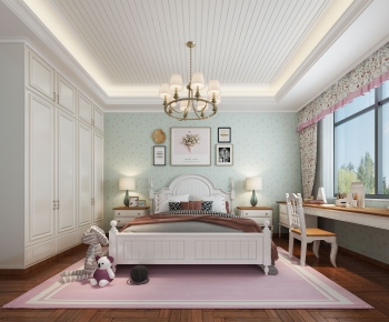 American Style Girl's Room Daughter's Room-ID:390470011