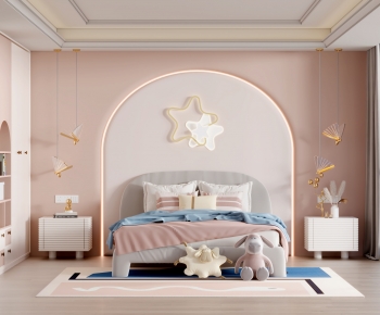 Nordic Style Girl's Room Daughter's Room-ID:753613006