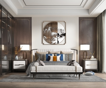 New Chinese Style Bedroom-ID:578938967