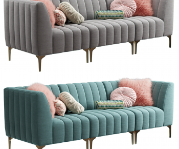 Nordic Style Three-seat Sofa-ID:662513976