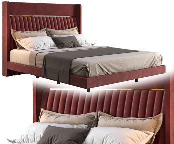 Modern Double Bed-ID:419455054