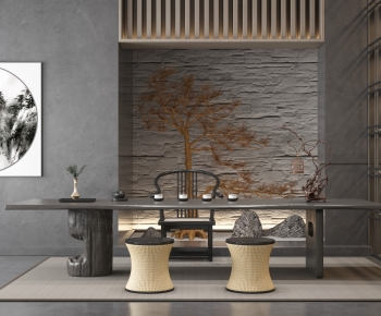 New Chinese Style Tea House-ID:819730041