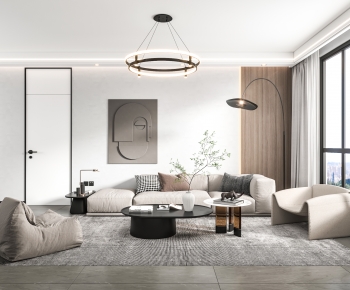 Modern A Living Room-ID:652313953