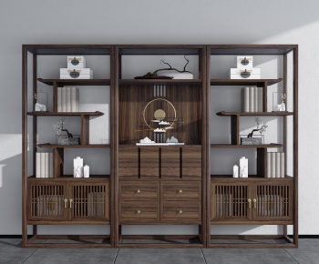 New Chinese Style Bookcase-ID:156960016