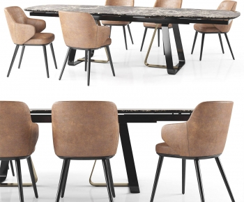 Modern Dining Table And Chairs-ID:495492945