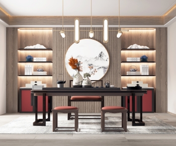 New Chinese Style Tea House-ID:873687034