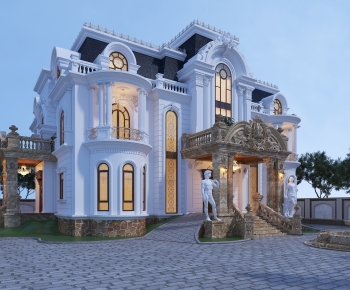 European Style Villa Appearance-ID:341941124