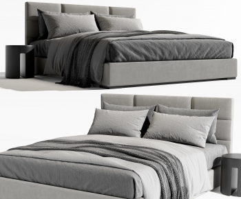 Modern Double Bed-ID:894066109