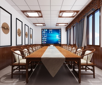 Chinese Style Meeting Room-ID:809844973