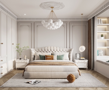 French Style Bedroom-ID:595179082