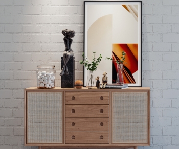 Nordic Style Side Cabinet/Entrance Cabinet-ID:390558968