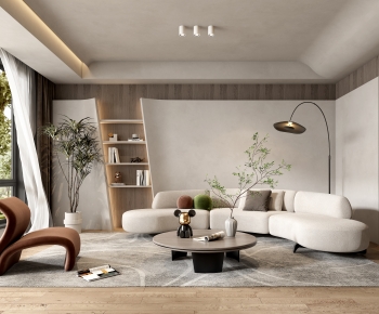 Wabi-sabi Style A Living Room-ID:433223967