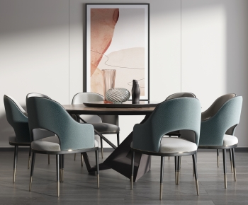 Modern Dining Table And Chairs-ID:109091048