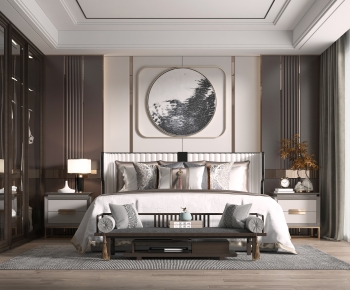 New Chinese Style Bedroom-ID:588094957