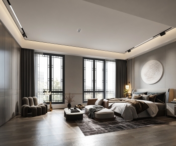 New Chinese Style Bedroom-ID:925867083