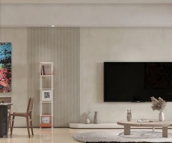 Modern Wabi-sabi Style A Living Room-ID:182620052
