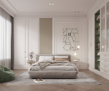 Nordic Style Wabi-sabi Style Bedroom-ID:647300006