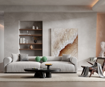 Wabi-sabi Style A Living Room-ID:265197049