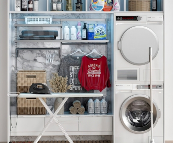Modern Laundry Cabinet-ID:643264068