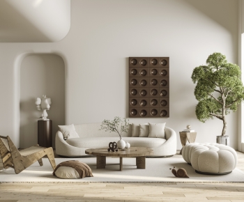 Wabi-sabi Style A Living Room-ID:169706113
