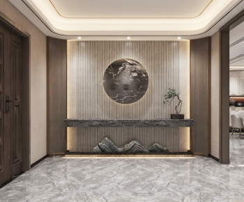 New Chinese Style Hallway-ID:348469023