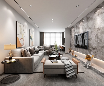 Modern A Living Room-ID:821590447