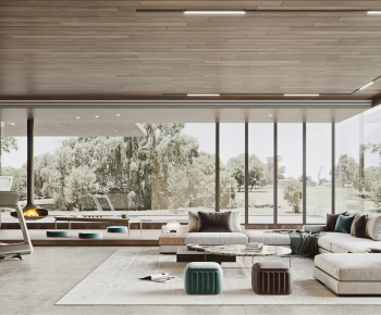 Modern A Living Room-ID:285547974