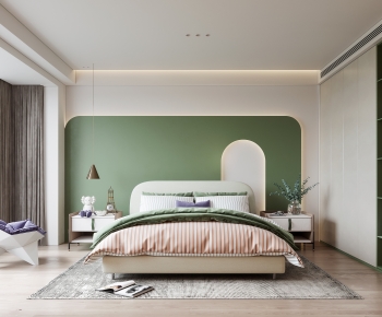 Modern Nordic Style Bedroom-ID:550843007