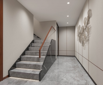 New Chinese Style Stairwell-ID:778799191