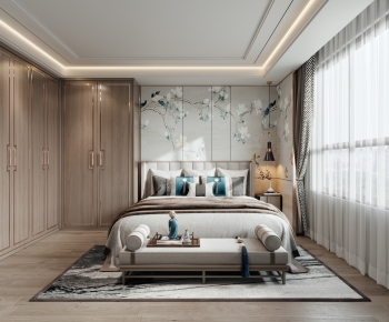New Chinese Style Bedroom-ID:184180975