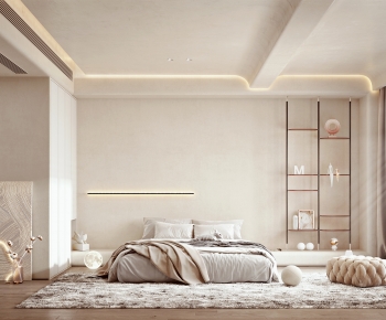 Wabi-sabi Style Bedroom-ID:772690061