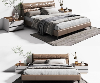 Modern Double Bed-ID:230813035