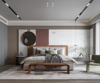 New Chinese Style Bedroom-ID:116482027