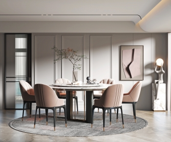 Modern Dining Table And Chairs-ID:429621935