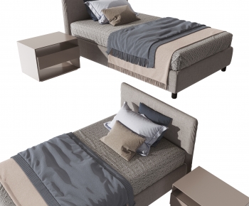Modern Single Bed-ID:762240992