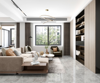 Modern A Living Room-ID:778939013