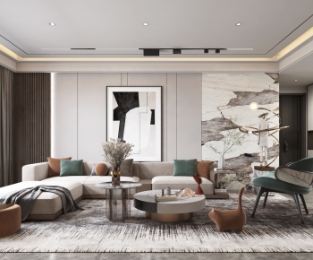 Modern A Living Room-ID:130475044