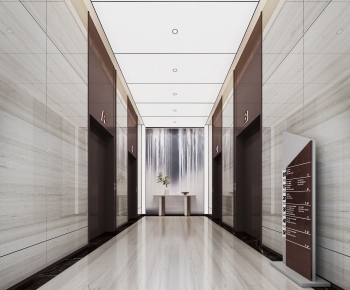 Modern Office Elevator Hall-ID:259311911