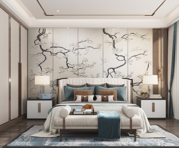 New Chinese Style Bedroom-ID:279334078