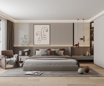 Modern Nordic Style Bedroom-ID:468038087