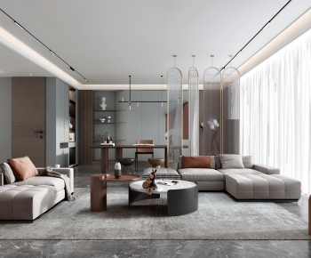 Modern A Living Room-ID:697303065