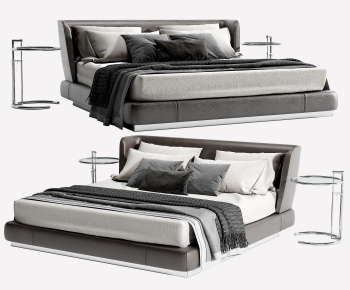 Modern Double Bed-ID:363327981