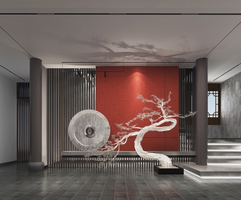 New Chinese Style Lobby Hall-ID:151649005