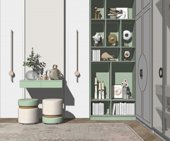 Nordic Style Clothes Storage Area-ID:192244055