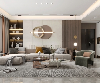 Modern A Living Room-ID:326280123