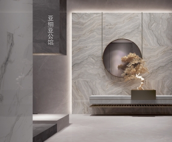 New Chinese Style Corridor Elevator Hall-ID:718116041