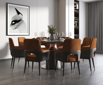 Modern Dining Table And Chairs-ID:992049933