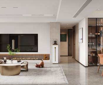 Modern A Living Room-ID:467350013
