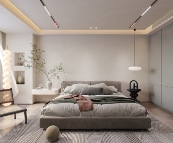 Wabi-sabi Style Bedroom-ID:107625015